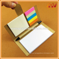 2016 new product custom logo recycled kraft paper sticky notes memo set